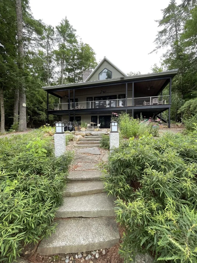 Expert residential landscaping with custom design in Meredith, NH by Bruce's Landscaping