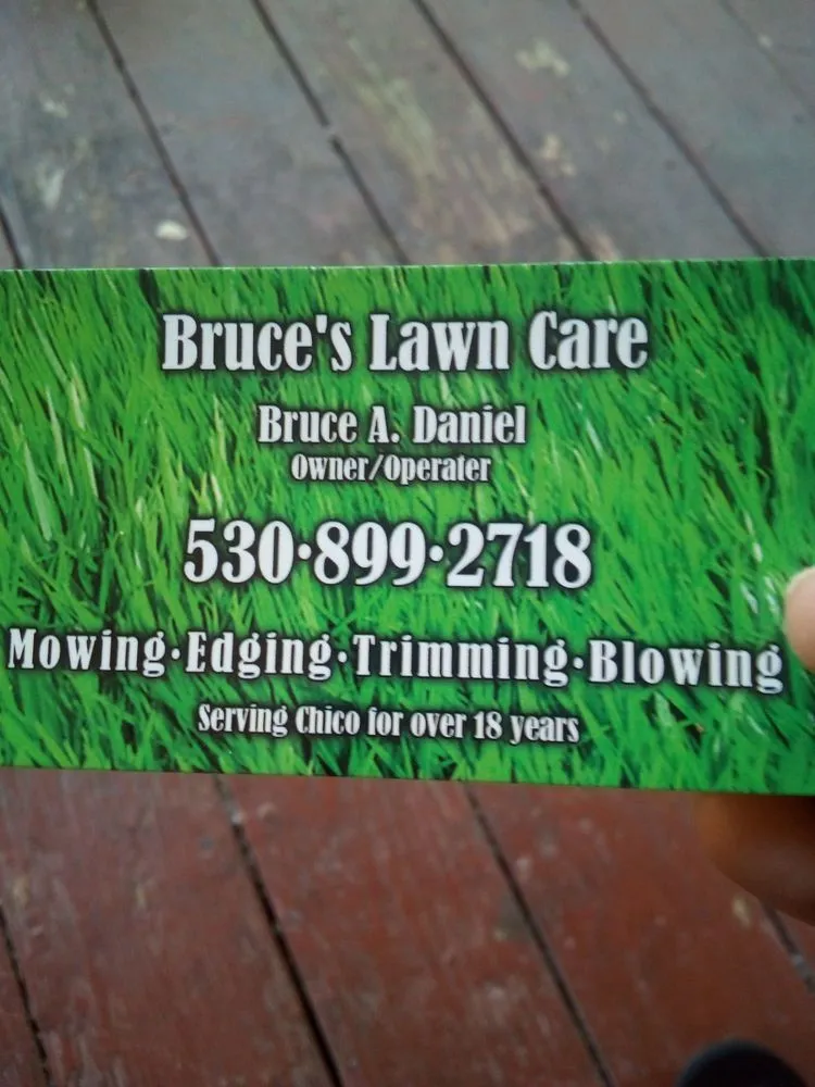 Professional lawn care service experts serving Chico, CA - Bruce's Lawn Care