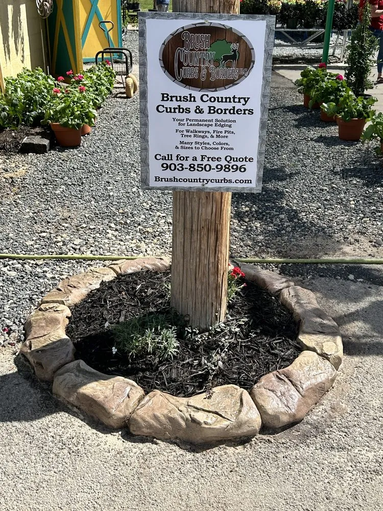 Local garden landscaping for residential properties across Pleasanton, TX - Brush Country Curbs & Borders