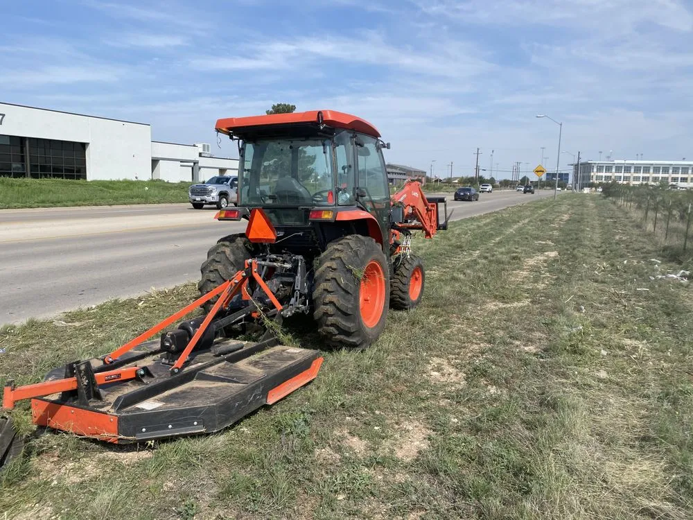 Trusted lawn mowing service in Midland, TX by Brush Hog Tractor Services