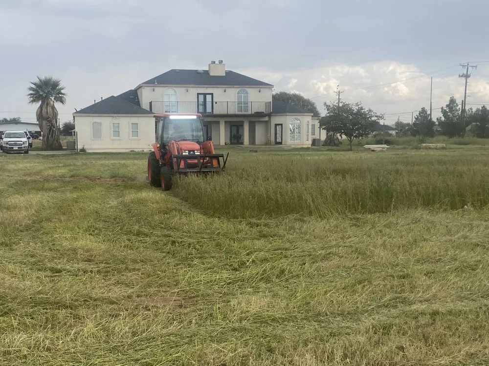 Reliable lawn care service for homes across Midland, TX - Brush Hog Tractor Services