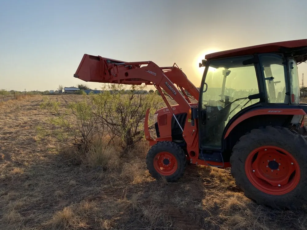 Custom garden landscaping for residential properties in Midland, TX by Brush Hog Tractor Services