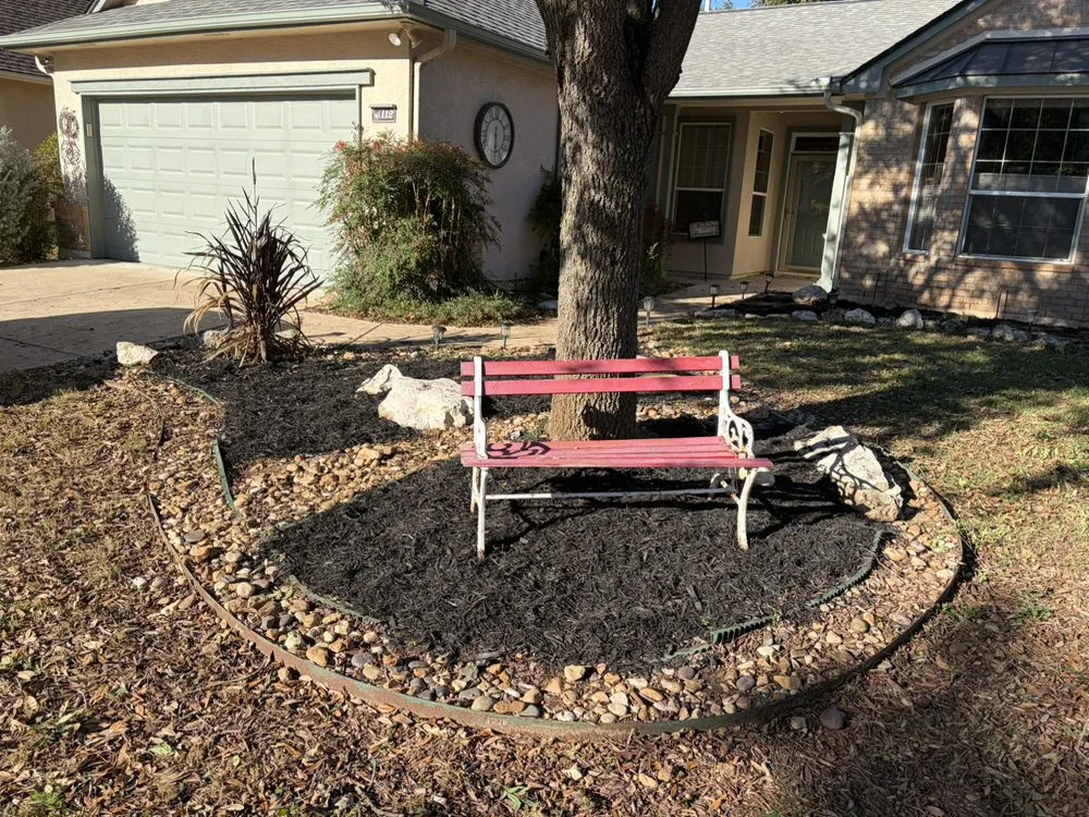 Custom landscaping services in Round Rock, TX by Brushy Creek Lawn Care & Landscape