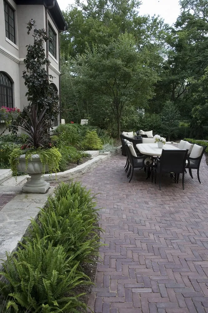 Local garden landscaping for residential properties in Wheaton, IL by Bruss Landscaping