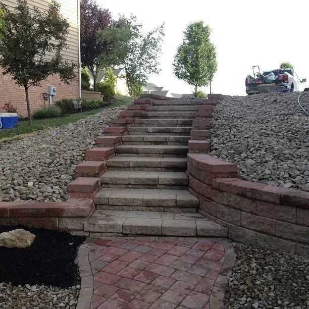 Expert landscaping services for homes in Monaca, PA by Bruzzese Landscape and Walls