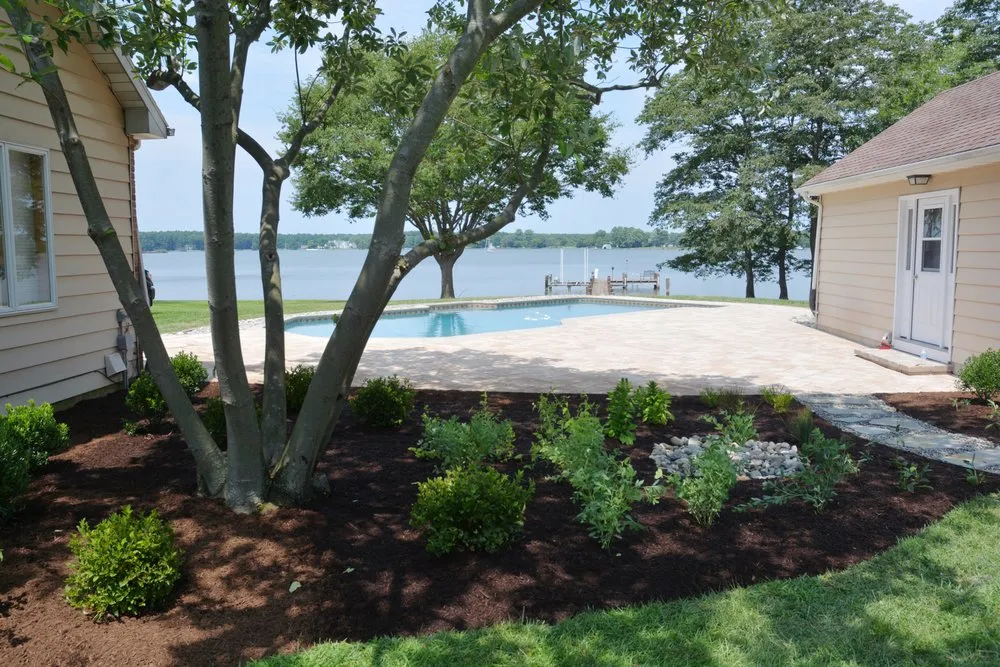Reliable outdoor landscaping for beautiful yards in Easton, MD by Bryan & Sons