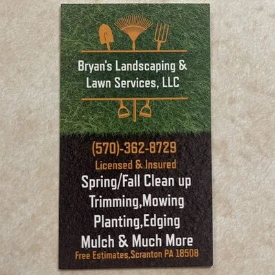 Bryan's Landscaping & Lawn Services Logo