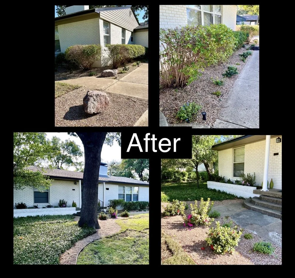 Reliable yard cleanup service for homes in Hurst, TX by Bryan's Landscaping