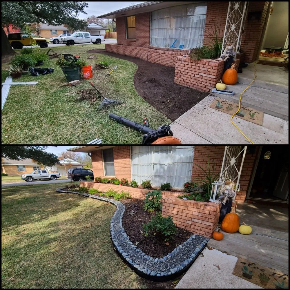 Reliable landscaping services in Garland, TX by Bryan's Services