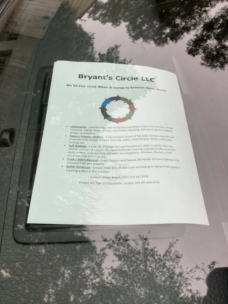 Trusted garden landscaping in Tampa Bay, FL - Bryant’s Circle