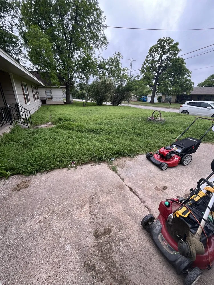 Local landscaping services for residential properties across Bowie, TX - Brylan Sanders Lawn Care