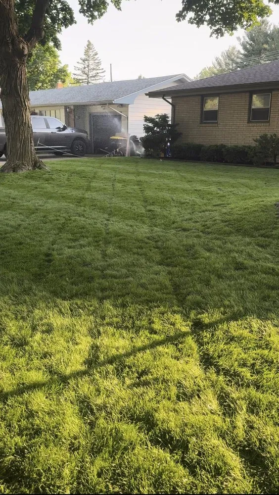 Custom lawn mowing service for outdoor upgrades in Lawton, OK by Bryson & Deacon Pickett