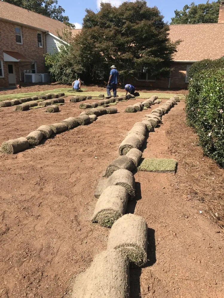 Reliable outdoor landscaping for beautiful yards in Easley, SC by Bryson Services Company