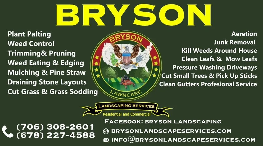 Reliable yard cleanup service in Bogart, GA - Bryson’s Lawn Care Landscaping Services