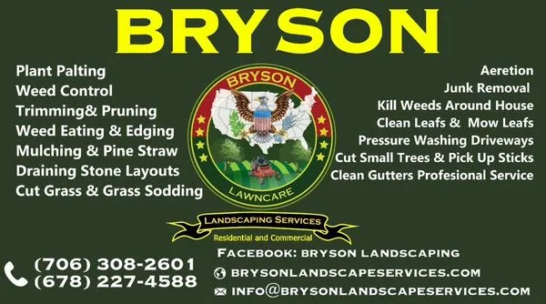 Bryson’s Lawn Care Landscaping Services