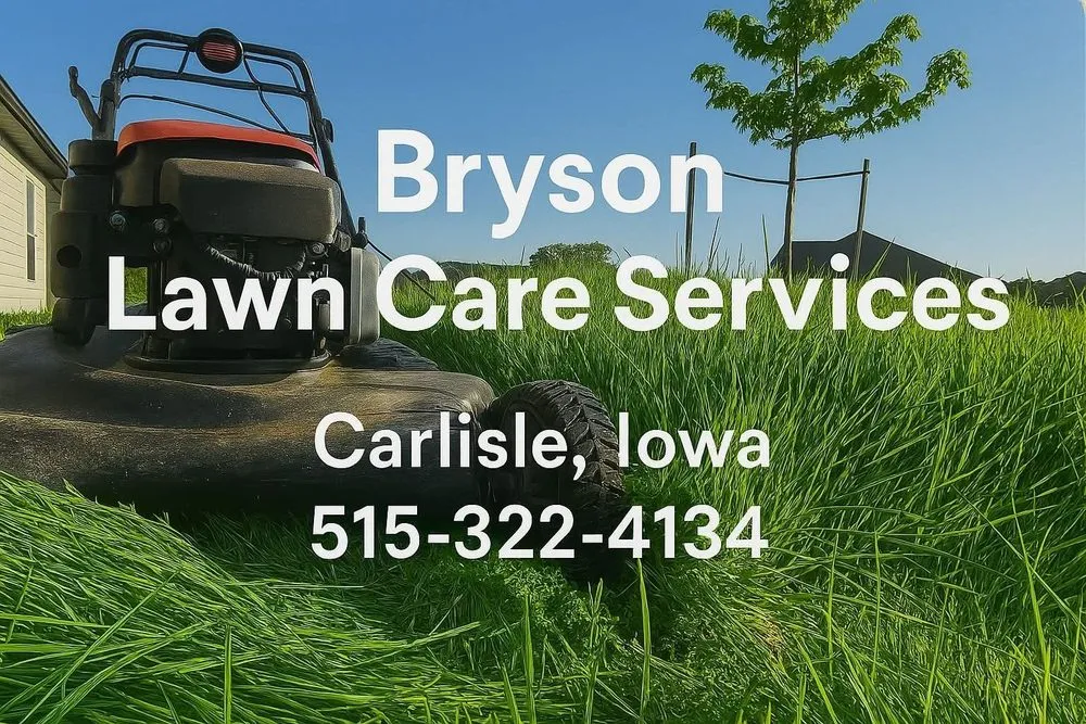 Custom yard maintenance for residential properties in Carlisle, IA by Bryson's Lawn Care Service