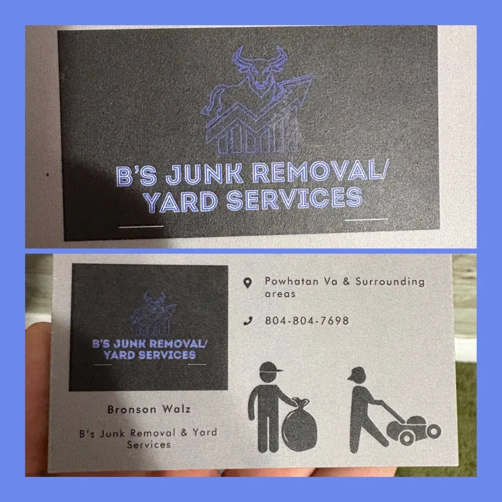 Local yard cleanup service experts serving Powhatan, VA - B’s Junk Removal And Lawn Services