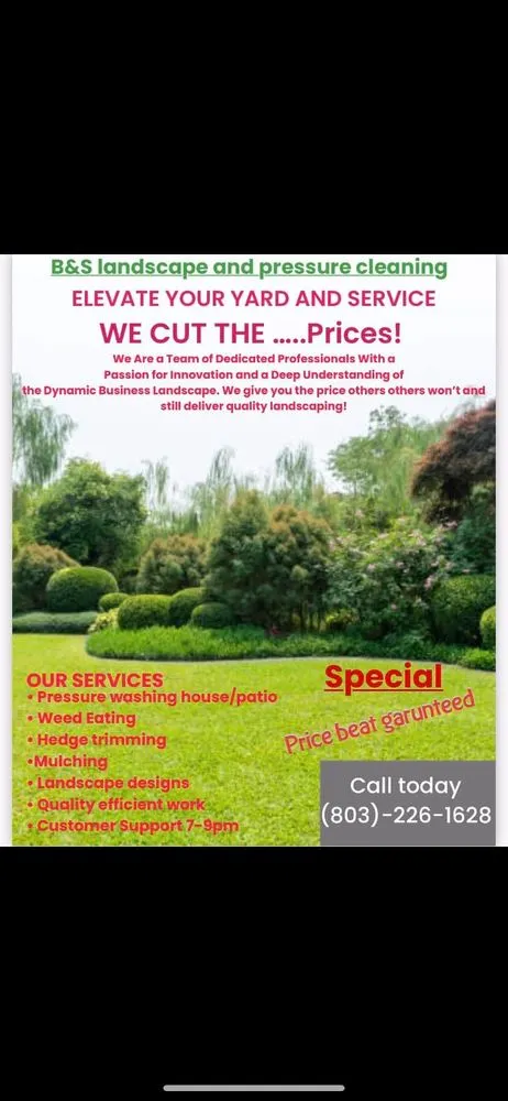 Trusted landscape design for homes across Aiken, SC - B&S Landscape and Pressure Cleaning