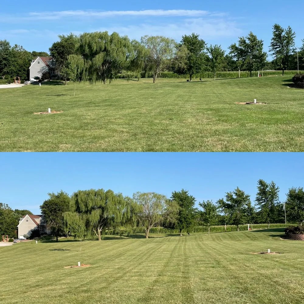 Local landscape installation for homes across Wood River, IL - B’s Lawn Care