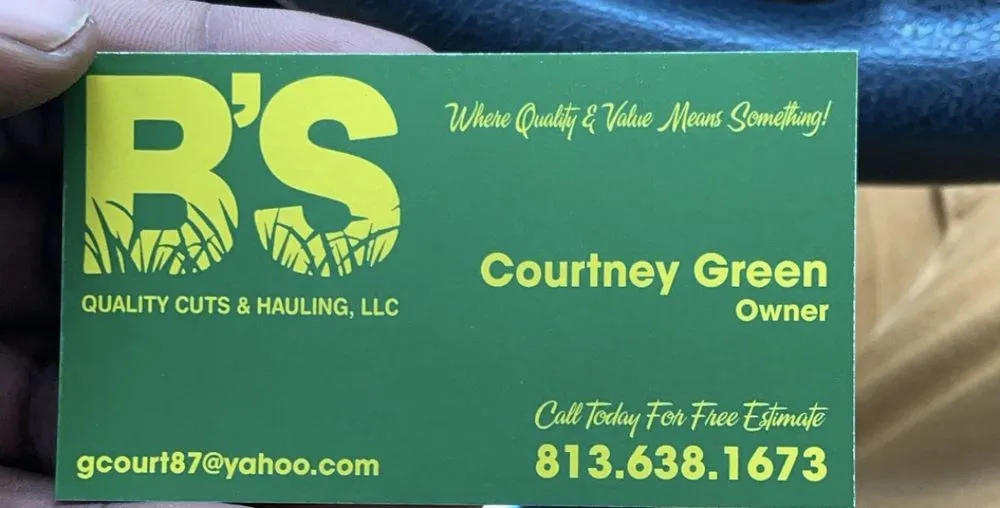 Trusted lawn mowing service in Riverview, FL by B’s Quality Cuts & Hauling