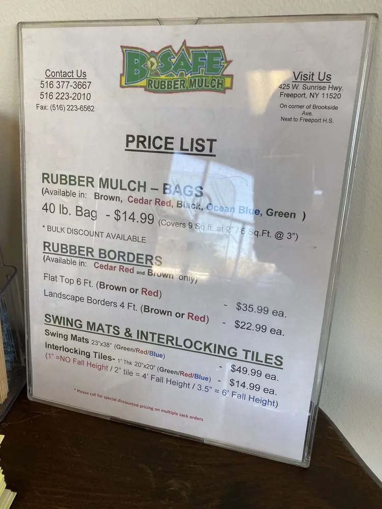 Top-rated landscape installation near you in Freeport, NY by Bsafe Rubber Mulch