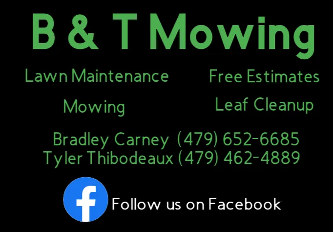 Professional yard maintenance for outdoor upgrades in Van Buren, AR by B&T Mowing
