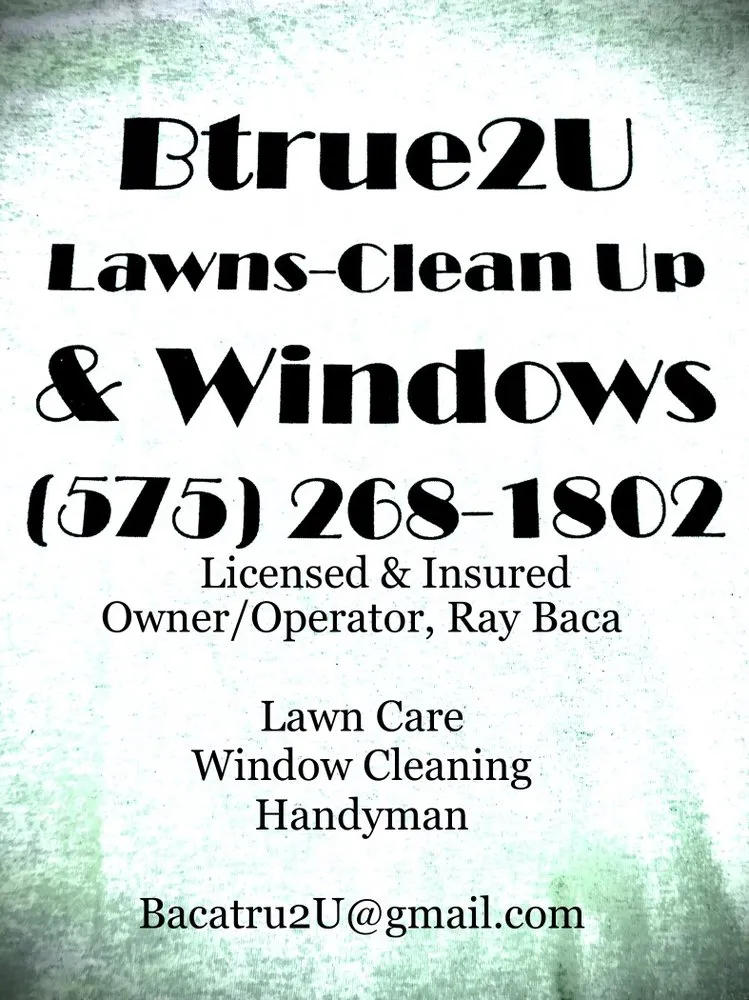 Professional yard maintenance in Roswell, NM - Btrue2uservices
