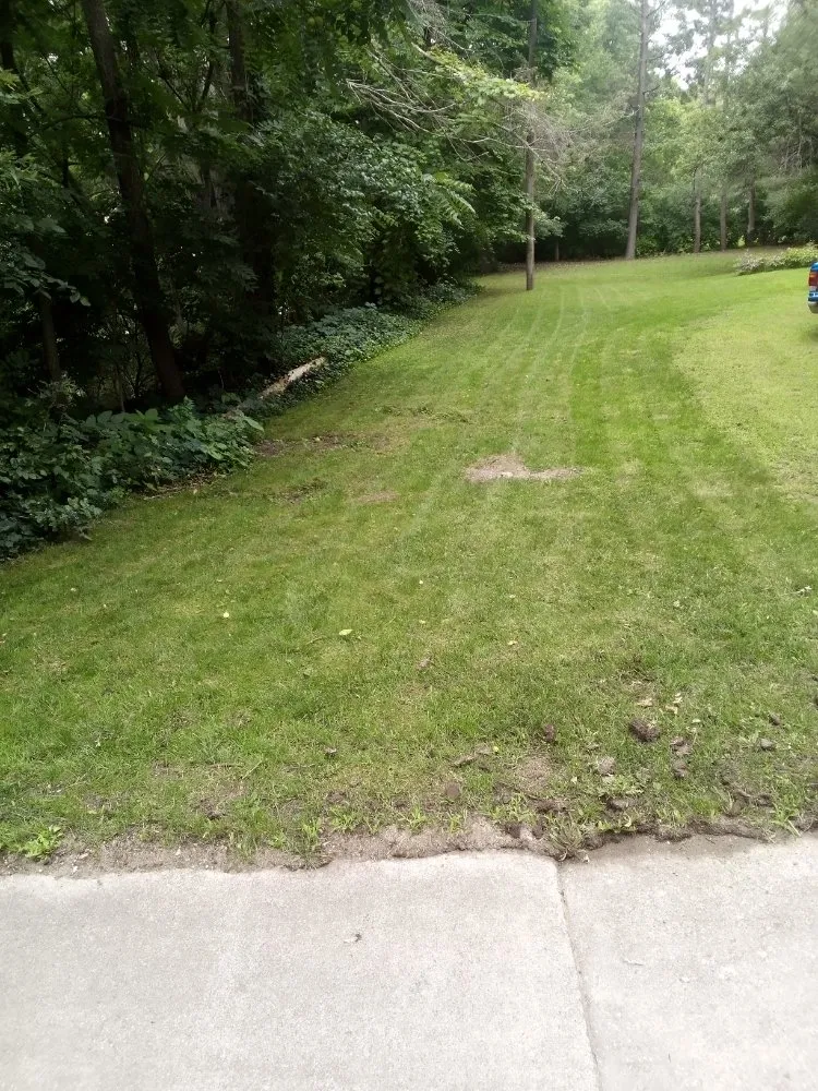 Local landscape installation with custom design in Otsego, MI by B.T.'S Landscaping