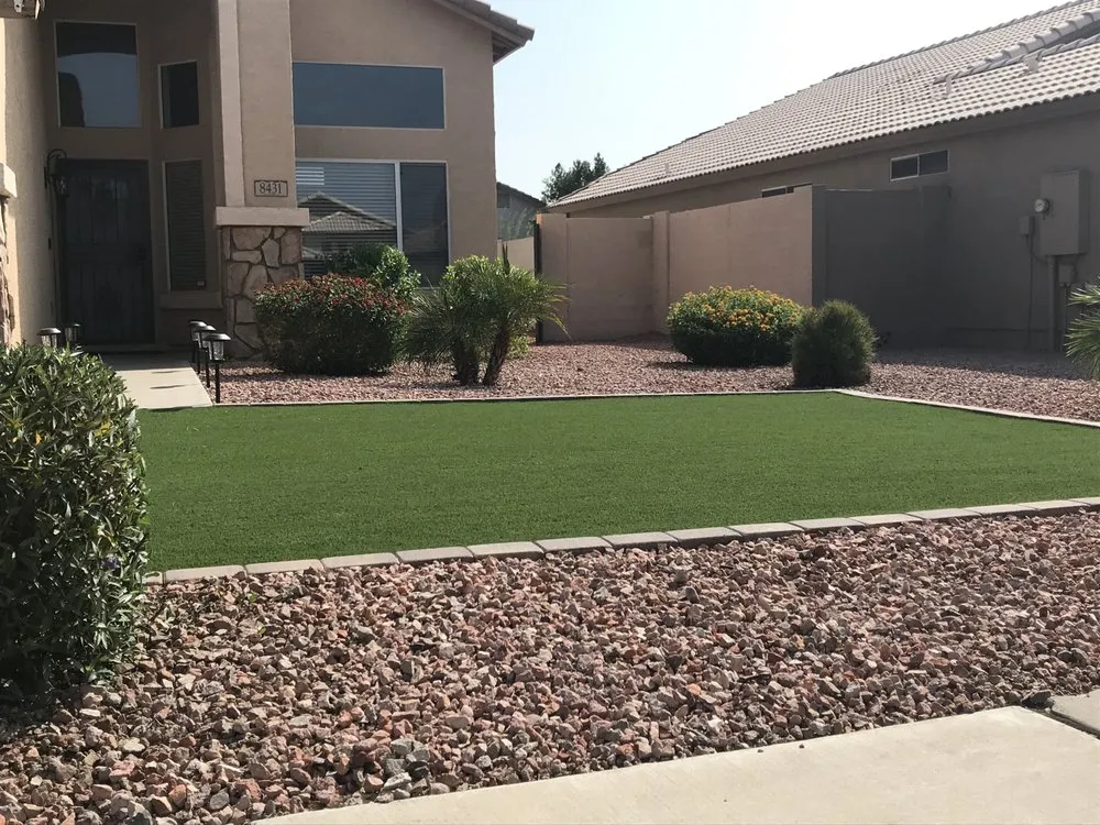 Custom yard cleanup service for beautiful yards in Peoria, AZ by Bubbas Elite Landscaping