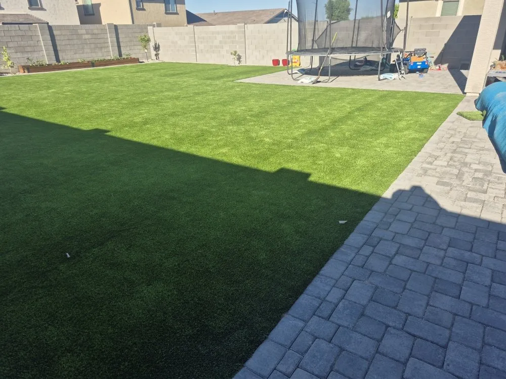 Reliable landscape installation in Phoenix, AZ by Bubios Landscaping