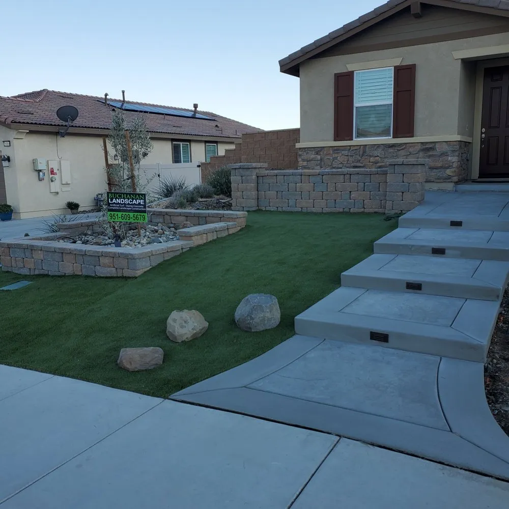 Custom residential landscaping in Murrieta, CA by Buchanan Landscape
