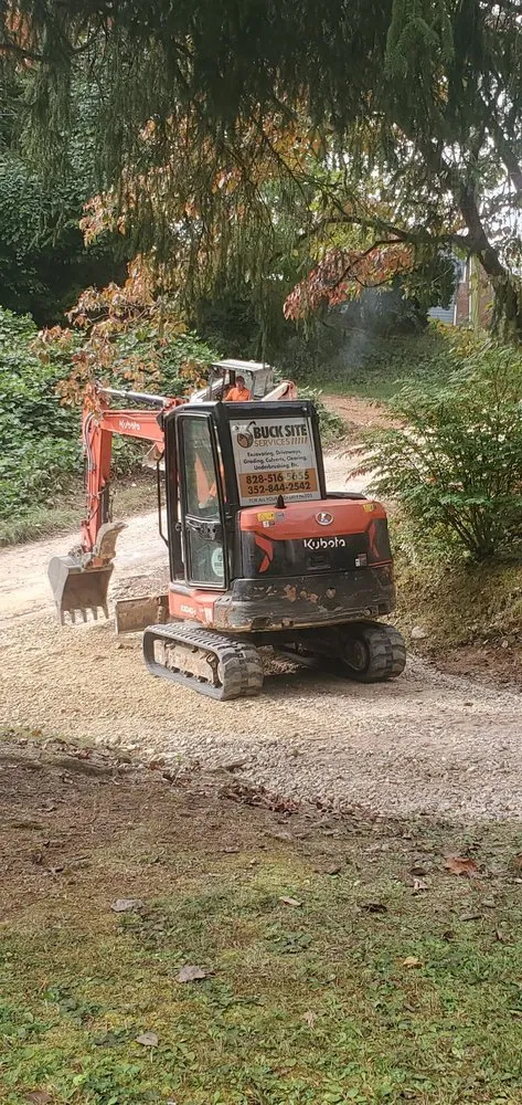 Professional landscape installation in Murphy, NC by Buck Site Services