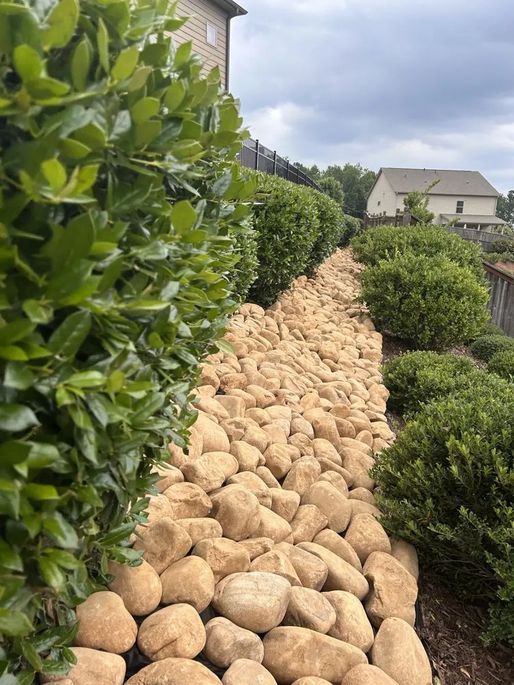 Top-rated lawn mowing service for outdoor upgrades in Acworth, GA by Buck South Landscaping