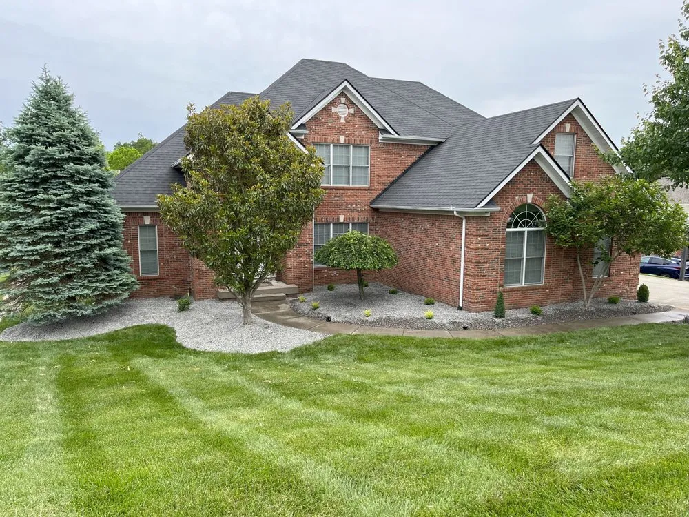 Affordable lawn mowing service with custom design across Jeffersonville, IN - Bucketz Landscape