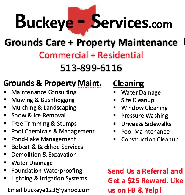 Affordable outdoor landscaping in Mason, OH by Buckeye Services
