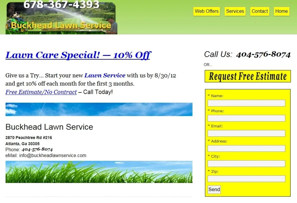 Affordable garden landscaping in Buckhead, GA by Buckhead Lawn Service