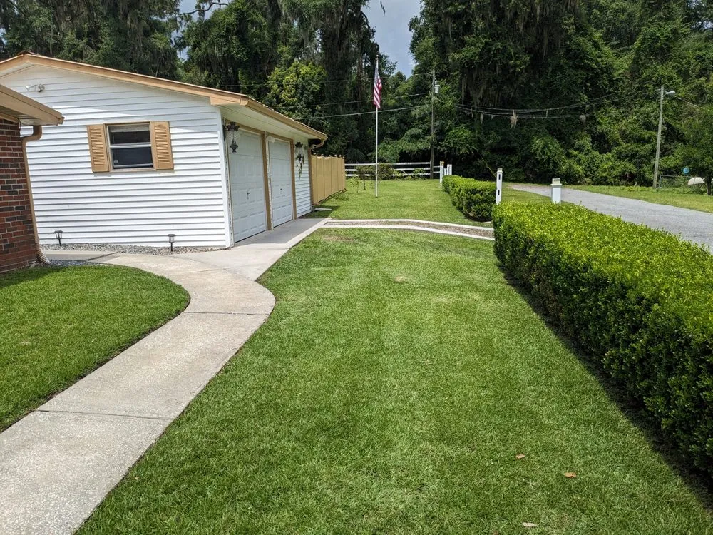 Professional landscaping services with custom design across Greenville, FL - Buckhorn Lawn Care