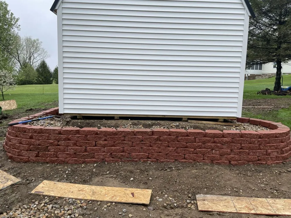 Custom outdoor landscaping in West Peoria, IL by Buckley’s Mowing Service