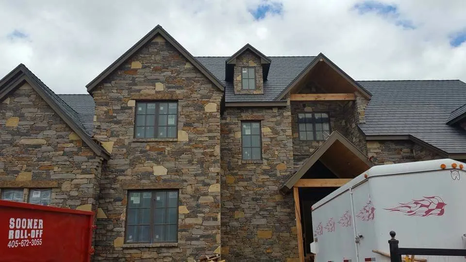 Local landscape installation in Oklahoma City, OK by Buckley's Sticks & Stones