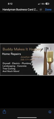 Buddy Makes It Happen Logo