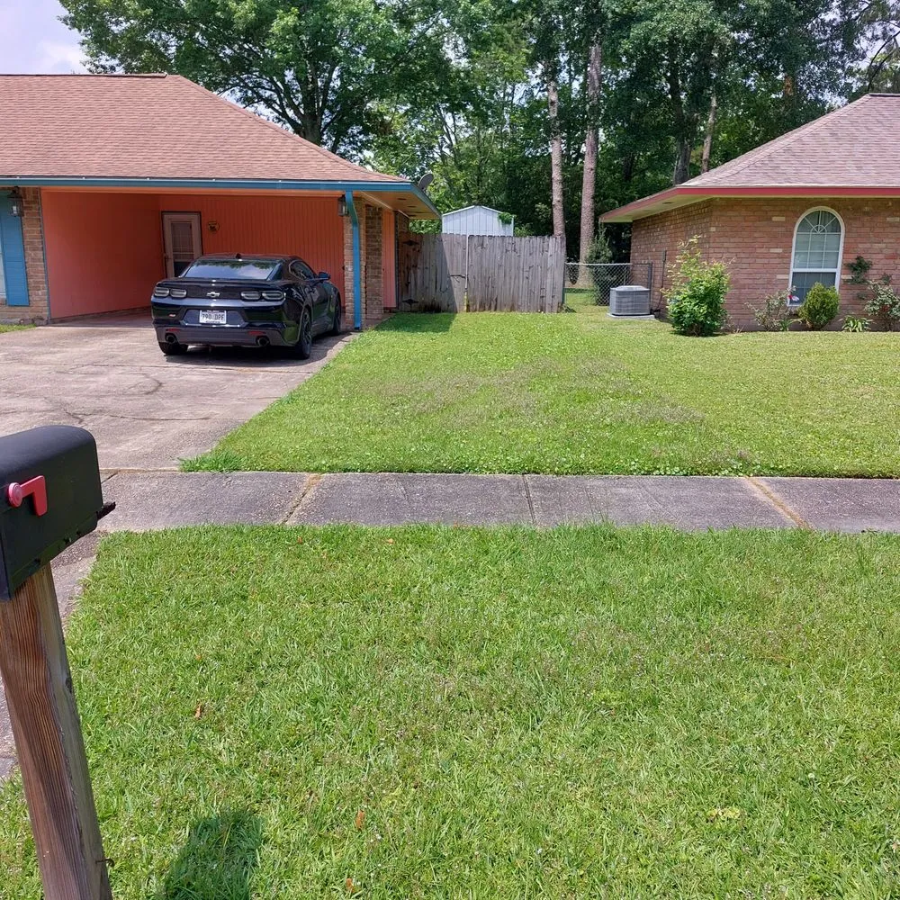 Affordable yard maintenance for residential properties in Walker, LA by Buddys Mow Blow & Go