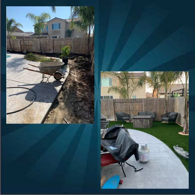 Expert outdoor landscaping in Tulare, CA by Budget lawnscapes