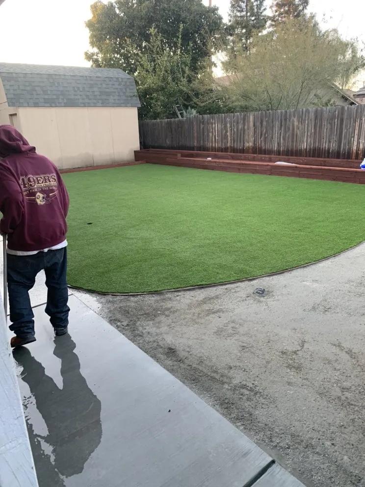 Trusted lawn mowing service for residential properties across Tulare, CA - Budget lawnscapes