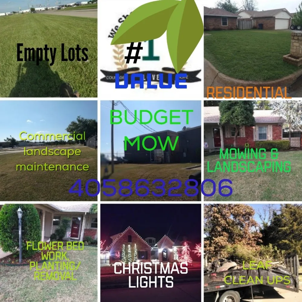 Custom lawn mowing service in Oklahoma City, OK by budget mow