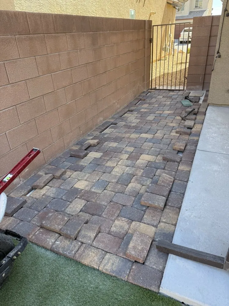 Custom landscape installation in Las Vegas, NV by Bud's Affordable Landscaping
