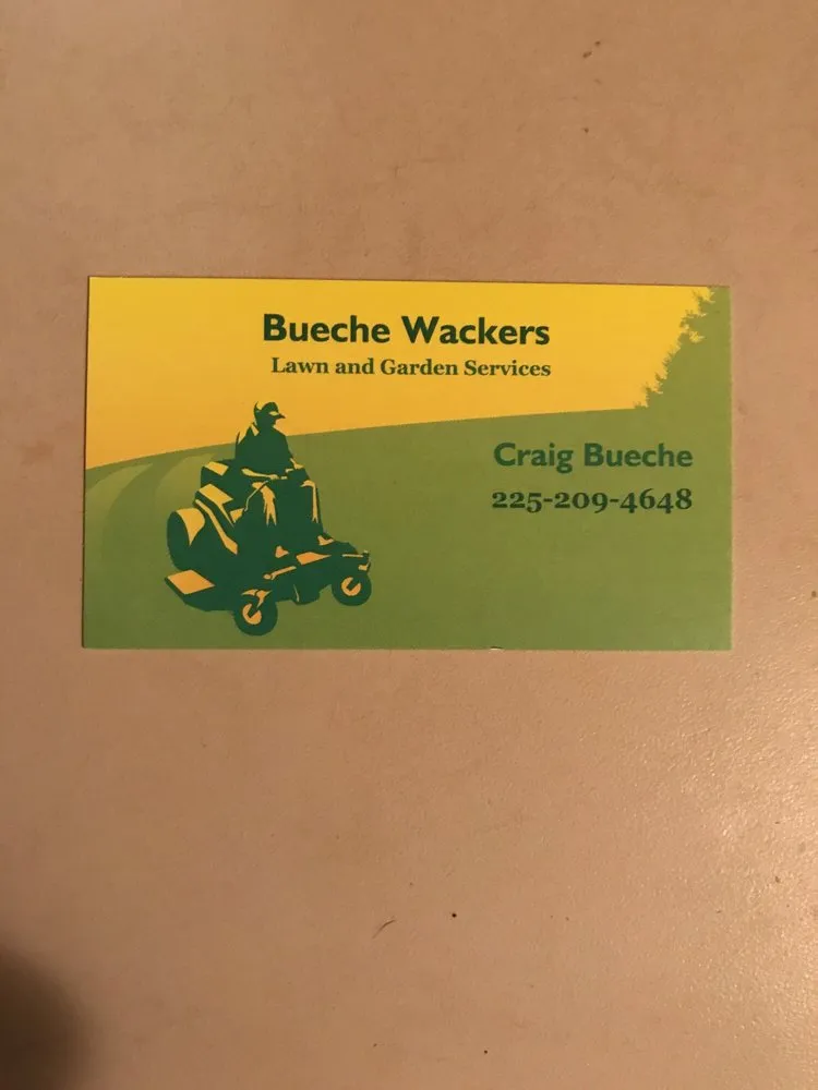 Affordable lawn care service for beautiful yards in Denham Springs, LA by Bueche Wackers
