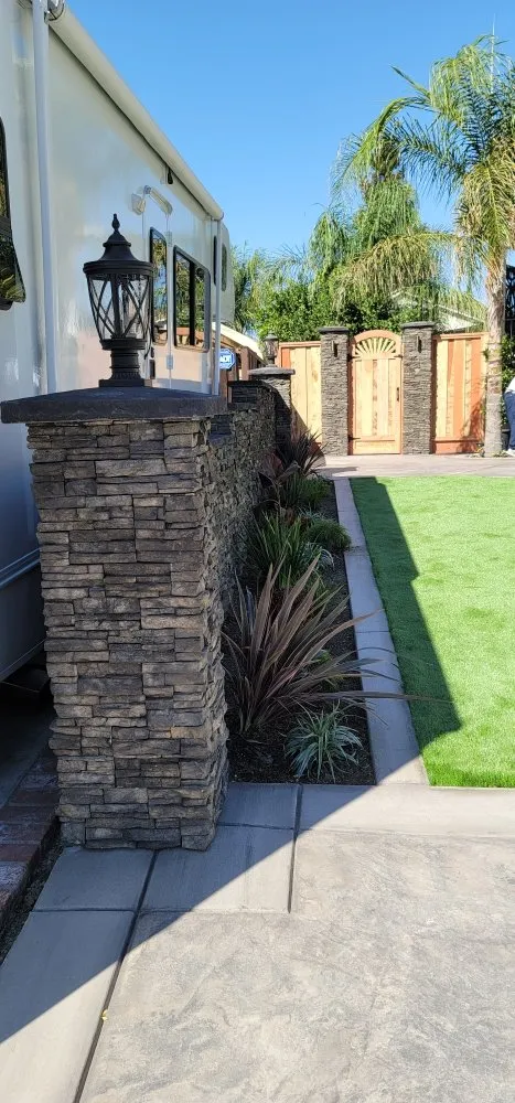 Trusted garden landscaping with custom design in Tracy, CA by Buena Vista Landscape Construction