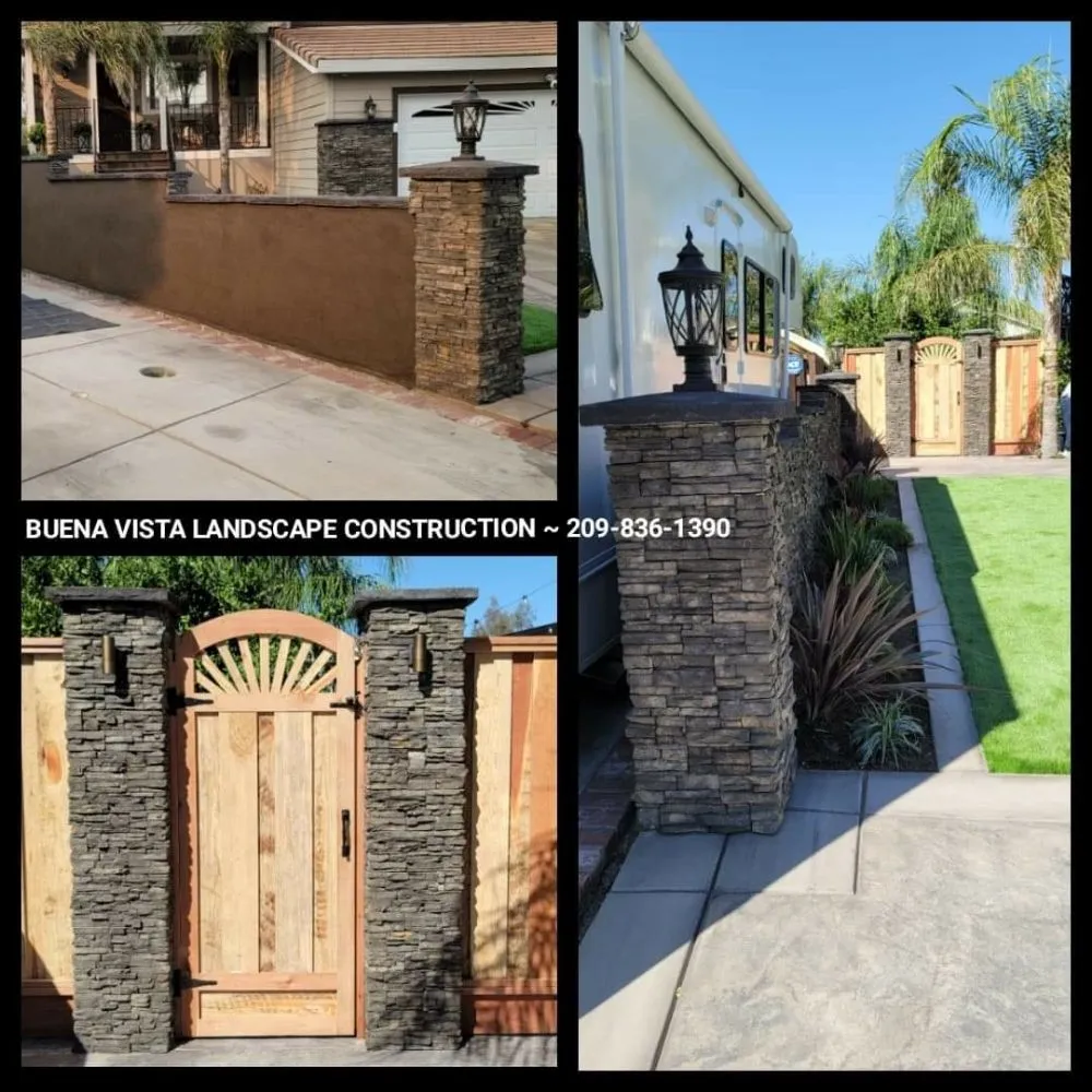 Custom landscape design in Tracy, CA by Buena Vista Landscape Construction