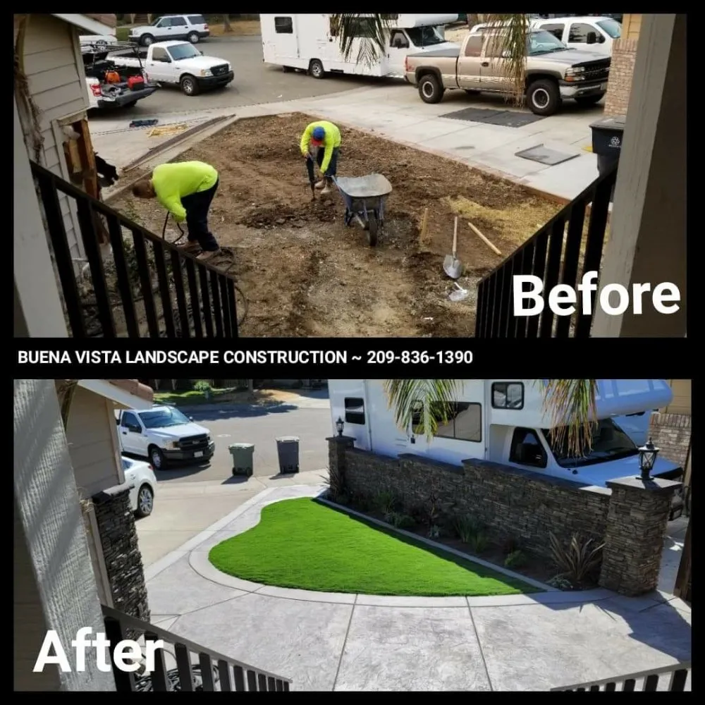 Trusted landscape installation experts serving Tracy, CA - Buena Vista Landscape Construction