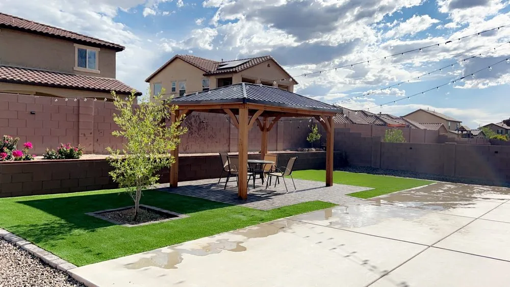 Trusted lawn care service near you in Tucson, AZ by Bueras Hardscaping & Design